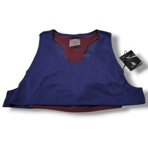 NWT New Puma Sports Bra Size XS Puma X June Ambrose Dora Bra Crop Top Jersey Top